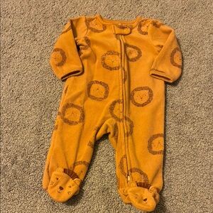 Carter's Orange Lion Footie One Piece